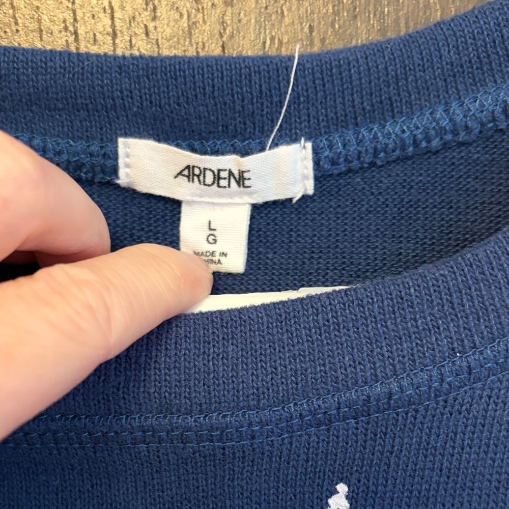 Ardene Navy Knit Sweater - Picture 2 of 6